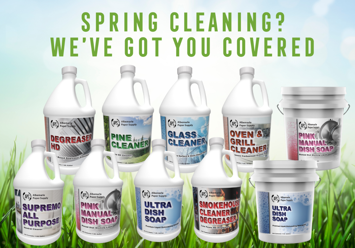 spring cleaning we've got you covered
